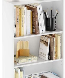 FURINNO JAYA Simple Home 3-Tier Adjustable Shelf Bookcase, White - 6