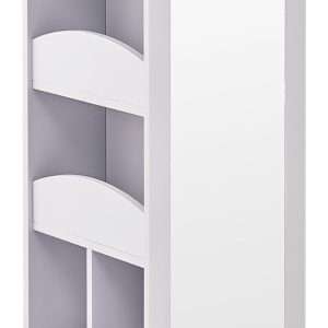 Guidecraft Rotating Dress Up Storage - Gray - Kids' Clothes and Costume Wardrobe with 2 Mirrors, Trays & Hooks for Toddlers - Armoire with Shelves, Bedroom Organizer - 3