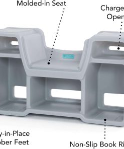 Simplay3 Cozy Cubby Book Nook – Kids Bookshelf and Storage with Built-in Reading Seat, Fully Assembled, Made in USA - 6