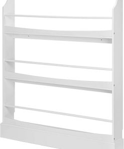 UTEX Kids Bookshelf, 3 Tiers Book Shelf and Storage for Kids Rooms, Kids Bookcase Rack Wall for Bedroom,Study Living Room,White - 8