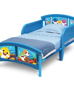Delta Children Plastic Toddler Bed, Baby Shark - 3