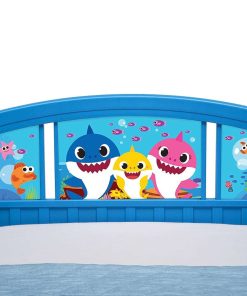 Delta Children Plastic Toddler Bed, Baby Shark - 4