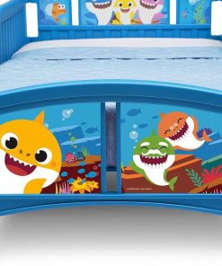Delta Children Plastic Toddler Bed, Baby Shark - 5