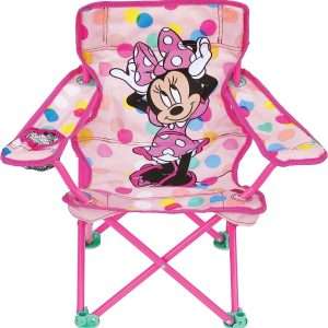 Minnie Mouse Kids Camp Chair Foldable Chair with Carry Bag - 1