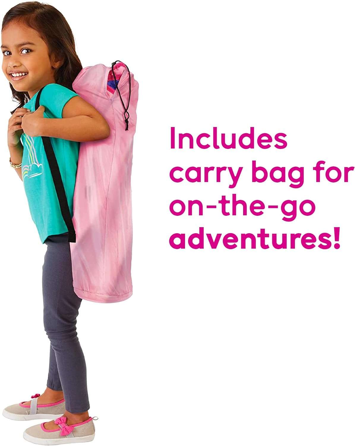 Minnie Mouse Kids Camp Chair Foldable Chair with Carry Bag - 6