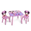 Delta Children (2 Included), Disney Minnie Mouse Kids Chair Table, 3-Piece Set, Multicolor - 1