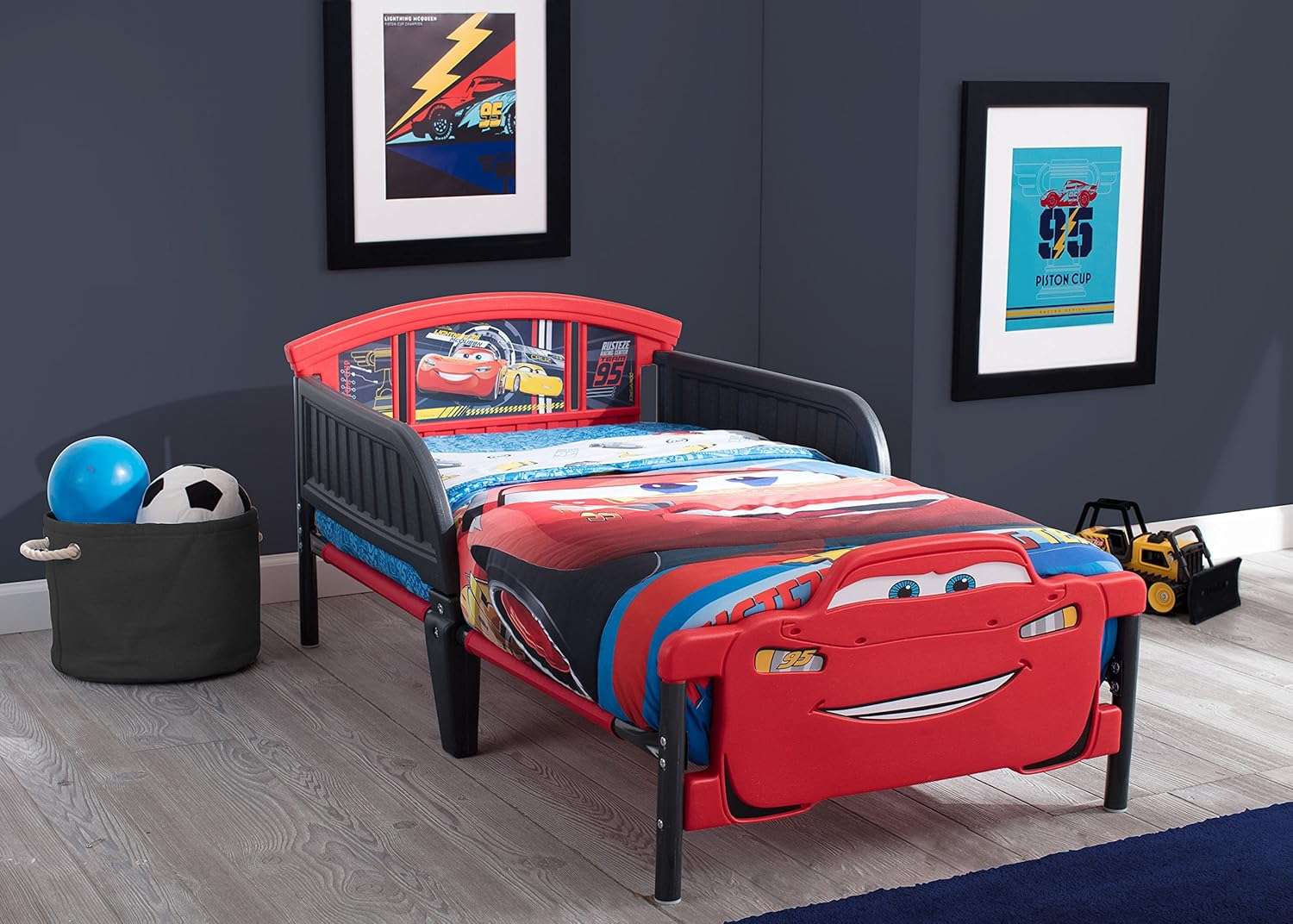 Delta Children 3D-Footboard Toddler Bed, Disney-Pixar Cars 3 - 2