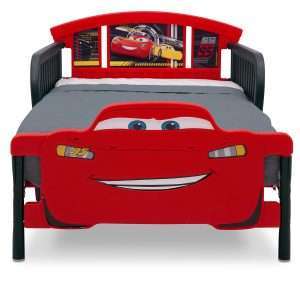 Delta Children 3D-Footboard Toddler Bed, Disney-Pixar Cars 3 - 4