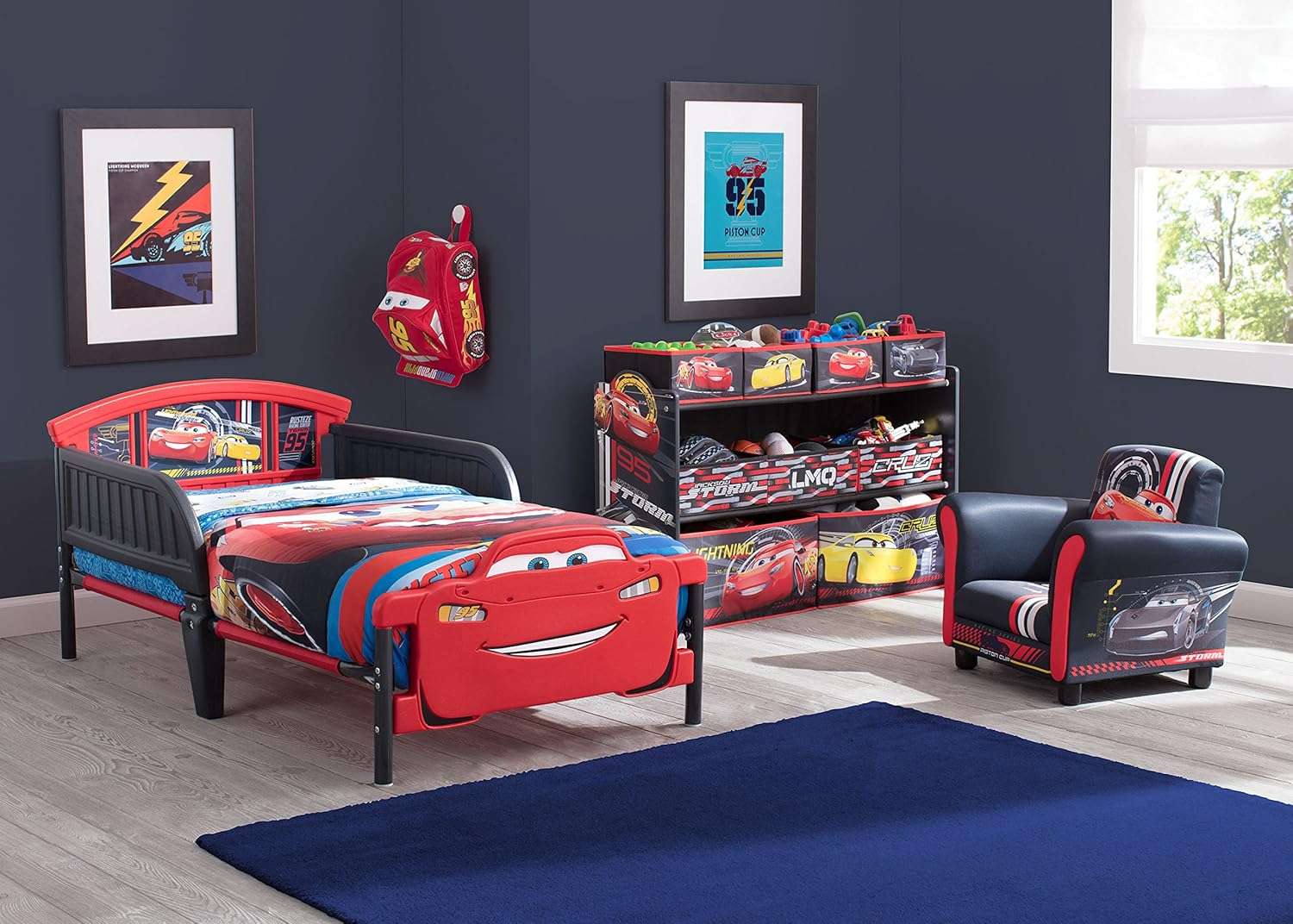 Delta Children 3D-Footboard Toddler Bed, Disney-Pixar Cars 3 - 6