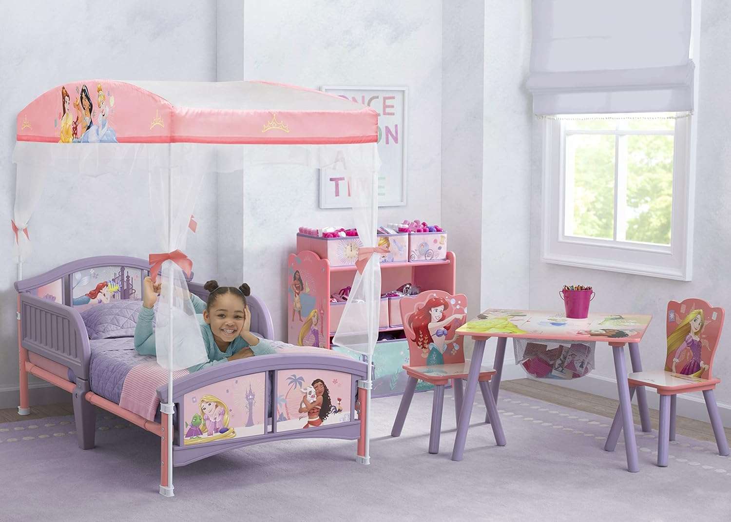 Delta Children Canopy Toddler Bed, Disney Princess - 2
