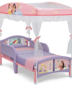 Delta Children Canopy Toddler Bed, Disney Princess - 9