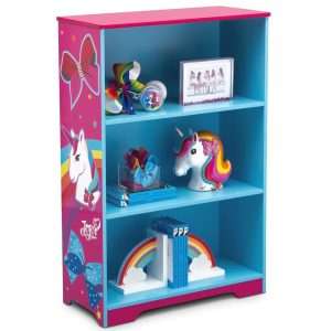 Delta Children Deluxe 3-Shelf Bookcase - Ideal for Books, Decor, Homeschooling & More, JoJo Siwa - 1