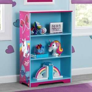 Delta Children Deluxe 3-Shelf Bookcase - Ideal for Books, Decor, Homeschooling & More, JoJo Siwa - 2