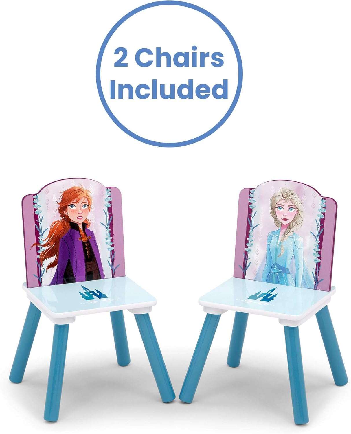 Delta Children Kids Table and Chair Set With Storage (2 Chairs Included) - Ideal for Arts & Crafts, Snack Time, Homeschooling, Homework & More, Disney Frozen II - 5