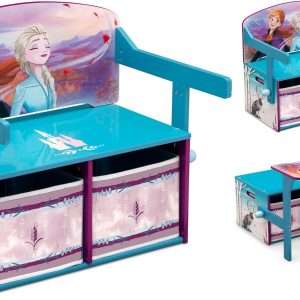 Delta Children Kids Convertible Activity Bench - Greenguard Gold Certified, Frozen II - 1