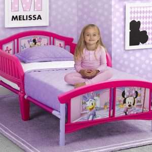 Delta Children Plastic Toddler Bed, Disney Minnie Mouse - 4