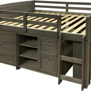 Donco Kids Louvered Low Loft, Twin - 4