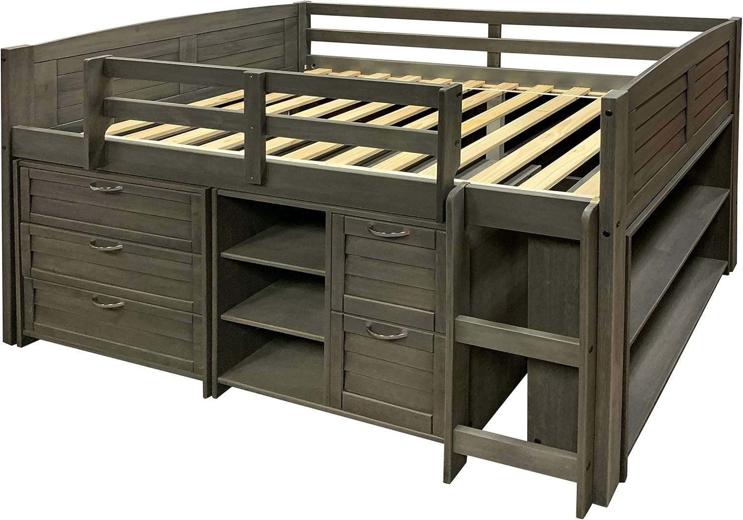 Donco Kids Louvered Low Loft, Twin - 4