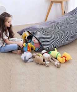 Bchway Stuffed Animal Storage Bean Bag Chair - 53 Extra Large Beanbag Cover for Kids and Adults, Plush Toys Holder and Organizer for Boys and Girls - 2