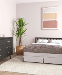 Child Craft Cranbrook 2 Drawer Nightstand for Nursery or Bedroom, Large Storage Drawers, Made of Sturdy Pinewood, Non-Toxic, Baby Safe Finish (Ebony) - 7