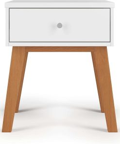 Child Craft SOHO 1 Drawer Nightstand for Nursery or Bedroom, Large Storage Drawer, Made of Sturdy Pinewood, Non-Toxic, Baby Safe Finish - 5