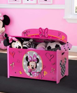 Delta Children Deluxe Toy Box, Disney Minnie Mouse - 2