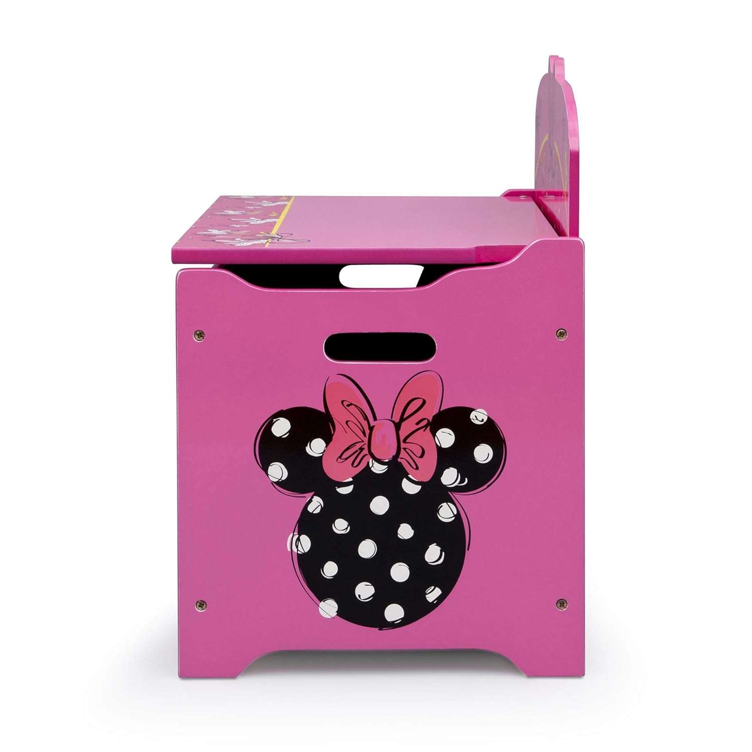 Delta Children Deluxe Toy Box, Disney Minnie Mouse - 6