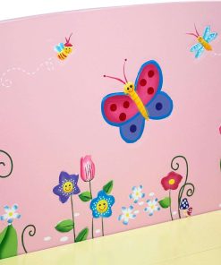 Fantasy Fields - Hand Crafted & Painted Kids Storage Bench Seat - Magic Garden - 3