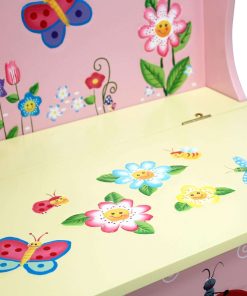 Fantasy Fields - Hand Crafted & Painted Kids Storage Bench Seat - Magic Garden - 8