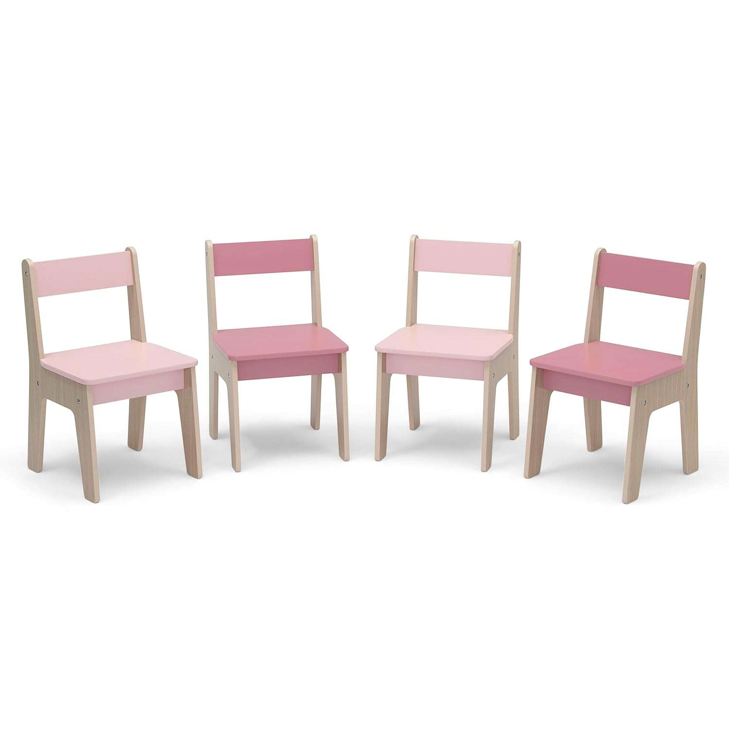 GAP GapKids Table and 4 Chair Set - Greenguard Gold Certified, Blush-Natural - 6