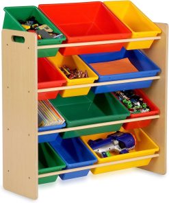 Honey-Can-Do Kids Toy Organizer and Storage Bins, Natural-Primary - 1