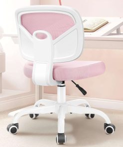 Primy Kids Desk Chair, Pink Study Chair for Boys Girls with Height Adjustable, Swivel Mesh Task Student Chairs for 4-12, Growing Teen Office Chair for Home-School-Office - 7