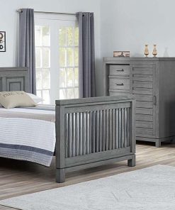 Soho Baby 40022520 Manchester Premium Soft Closing 2-Drawer Nightstand, Wire Brush Rustic Gray Finish - 4