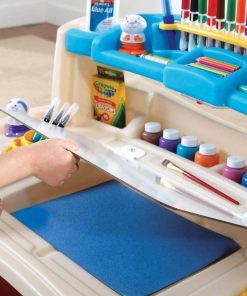 Step2 Deluxe Art Master Kids Desk - Assembles In Min, Multi-None, Model Number- 702500 - 3