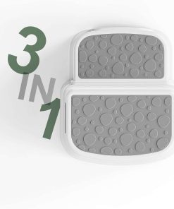 UNCLE WU Step Stool for Kids-Adult -Dual-Height 9.5 Non-Slip for Potty Training, Kitchen, Bathroom, Bedroom & Classroom - 9