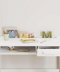 UTEX Kids Desk and Chair Set, Study Desk for Kids with Drawers, Wooden Children Study Table, Student Writing Desk Computer Workstation for Bedroom & Study Room - 4