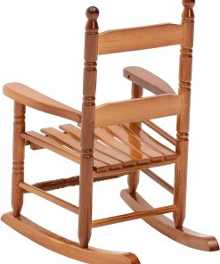 Woodlawn&Home, 881338, Classic Child's Porch Rocker, Natural Oak - 3