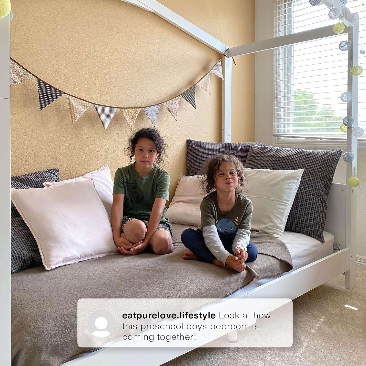 Delta Children Poppy House Wood Twin Bed, Platform Bed - No Box Spring Needed, Bianca White - 9