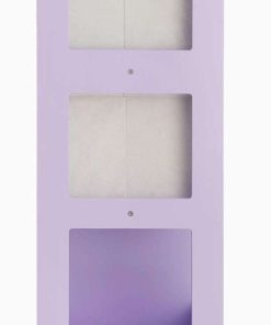 Guidecraft See and Store Dress-up Center – Lavender- Pretend Play Storage Closet with Mirror & Shelves, Armoire for Kids with Bottom Tray - Costume Storage Dresser - 4