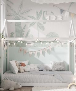 Merax Wood House Bed,Toddler Bed with Wood Slats,No Box Spring Needed, White - 3