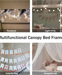 Merax Wood House Bed,Toddler Bed with Wood Slats,No Box Spring Needed, White - 5