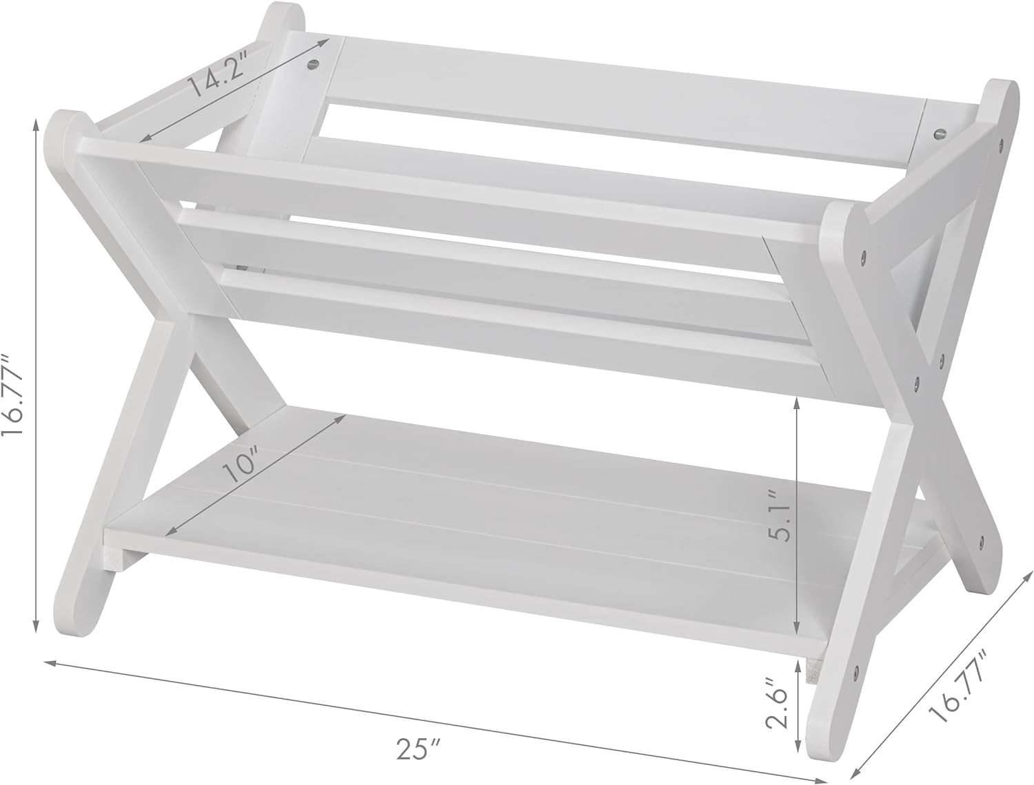 UTEX Kids' Book Caddy with Shelf, Kids Bookcase Storage with Shelf, Kids Book Storage Organizer for Toddlers, Kids, White (White) - 3