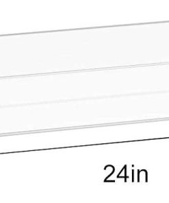 NIUBEE Acrylic Invisible Floating Bookshelf 24 inch,Kids Clear Wall Bookshelves Display Book Shelf,50% Thicker with Free Screwdriver - 3