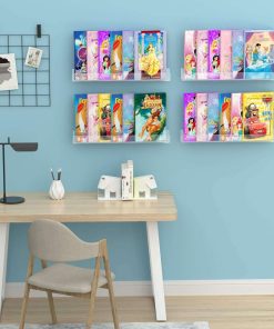 NIUBEE Acrylic Invisible Floating Bookshelf 24 inch,Kids Clear Wall Bookshelves Display Book Shelf,50% Thicker with Free Screwdriver - 5
