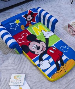 MARSHMALLOW Furniture, Children's 2-in-1 Flip Open Foam Compressed Sofa, Disney’s Mickey Mouse - 9