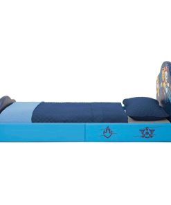 Delta Children PAW Patrol Upholstered Twin Bed, Blue - 8