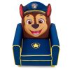 Delta Children Figural Upholstered Kids Chair, Nick Jr. PAW Patrol Chase,Wood, Blue - 1