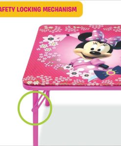 Minnie Mouse Table & Chair Set for Toddlers 24-48M, Includes 1 Table & 1 Chair [Amazon Exclusive] Table- 20L x 20W x 16.4H, Chair- 12L x 11.6W x 17H - Weight Limit- 70 lbs - 3