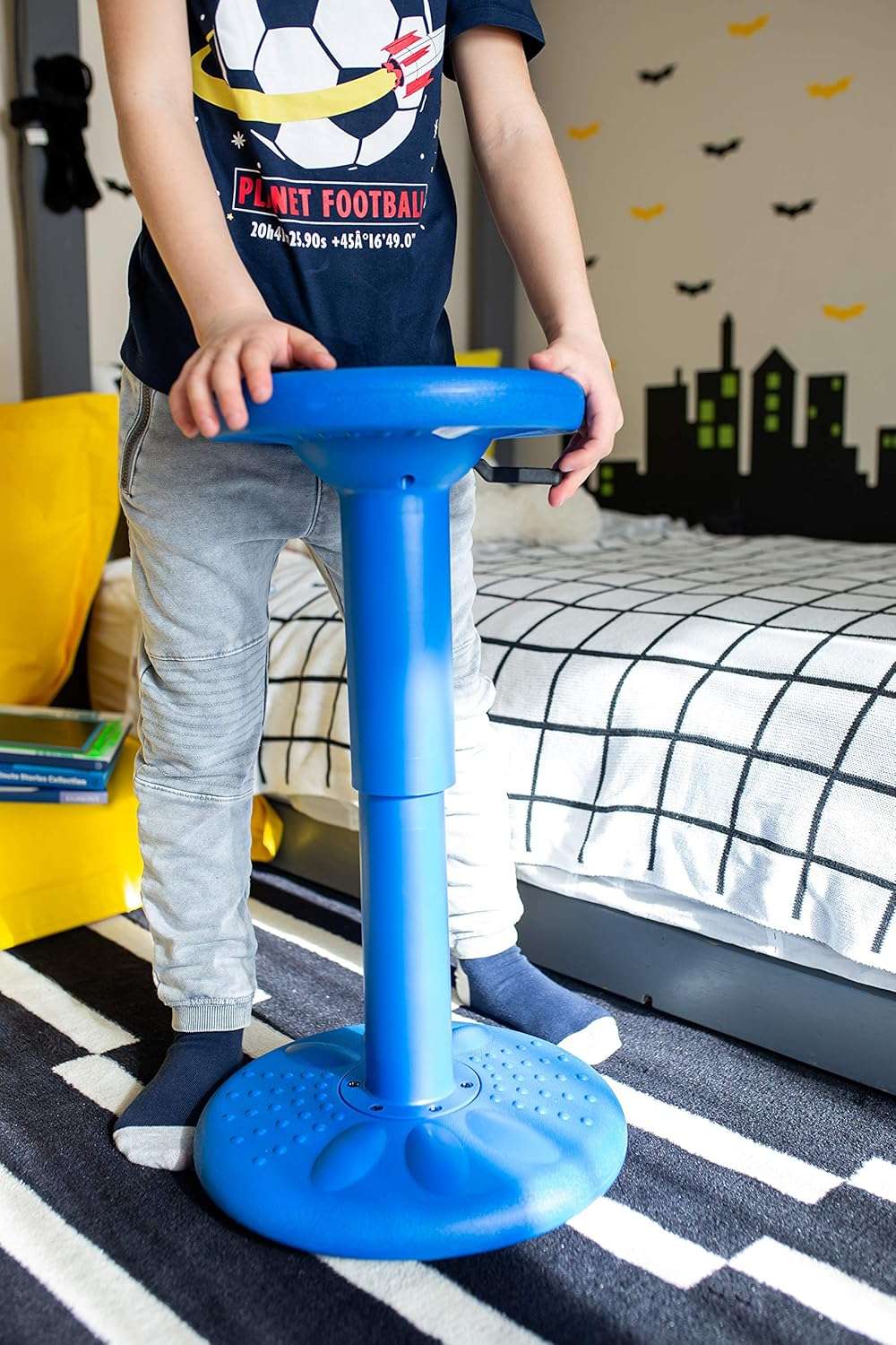 ActiveChairs Adjustable Wobble Chair, Flexible Classroom Seating improves Focus, Posture & Helps ADHD-ADD. Classroom Stools, Active Wobble Chairs - 7
