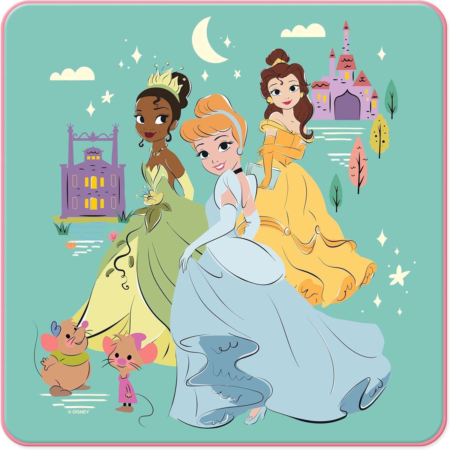 Disney Princess Girls Folding Table & Chairs Set for Kids and Toddlers 36 Months Up to 7 Years - 3